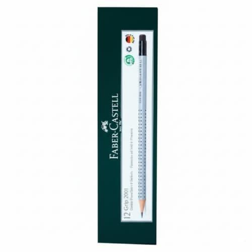 FC Graphite Pencil Grip 2001W/eraser Silver قلم رص...