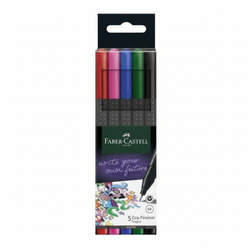 FC Finepen Grip 0.5 set 5x طقم قلم خط رفيع
