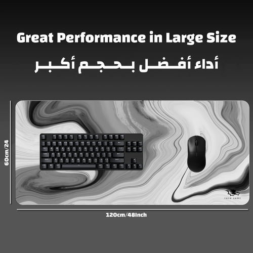 ماوس باد Komo Gray كبير من ياسا