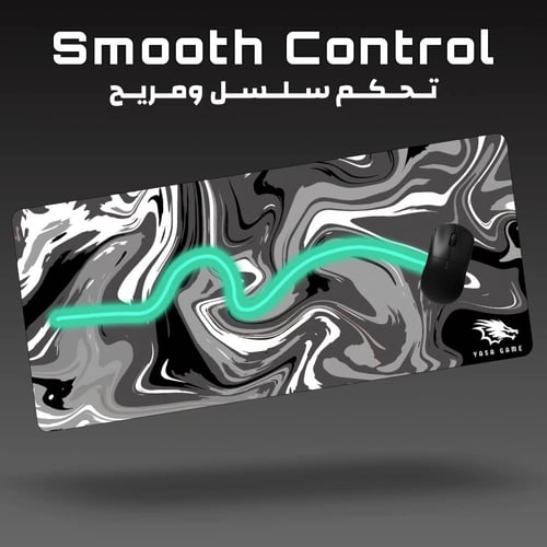 ماوس باد Liqued Black كبير من ياسا