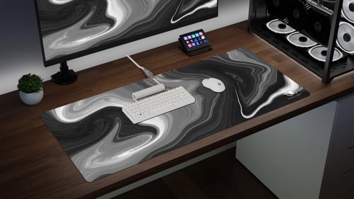 ماوس باد Komo Black كبير من ياسا