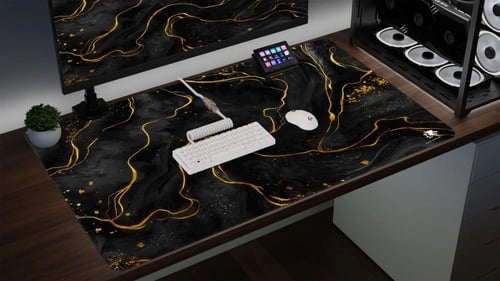 ماوس باد Gold كبير من ياسا