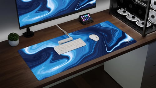 ماوس باد Komo Blue كبير من ياسا