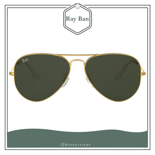 نظارة شمسية بتصميم كلاسيك aviator من ماركة Ray.Ban...