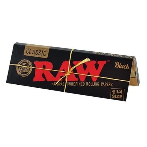 ورق راو بلاك كلاسيك 1¼ – 50 ورقة | RAW Black Class...