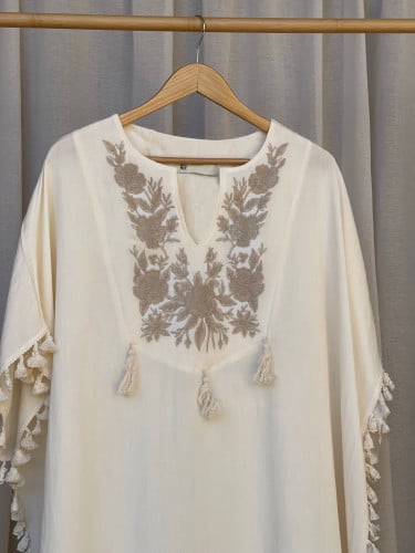 جلابية - ابيض