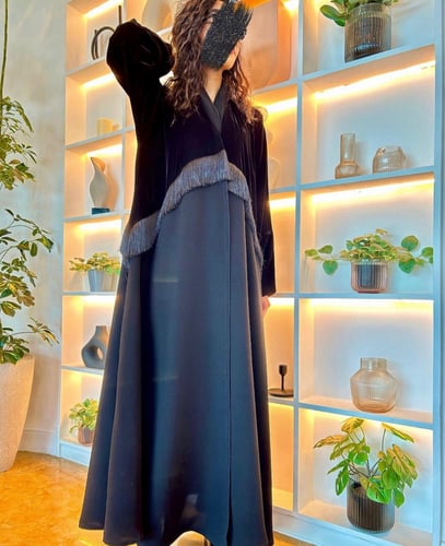 مخمل مع كريب "هدب"