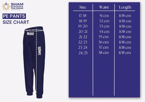 بنطلون رياضي كحلي (للجميع) 1160