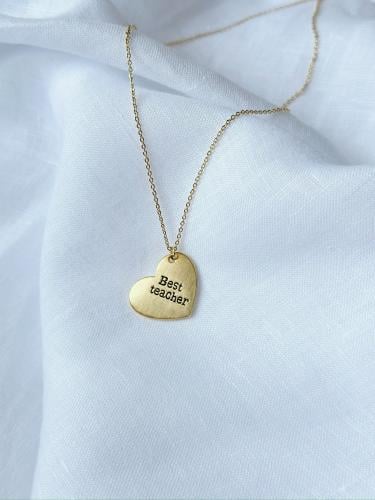 سلسال يوم المعلم جهتين ذهبي