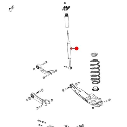 طقم مساعدات خلفي c200