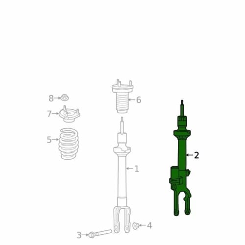 مساعد امامي كهرباء GL500
