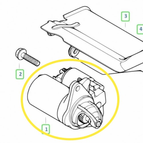 سلف تشغيل ميني كوبر الجيل الاول
