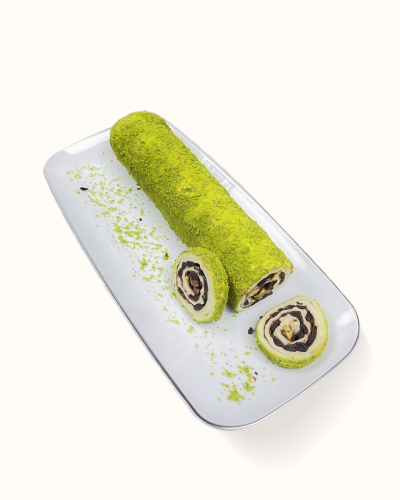 حلقوم بالفستق حشوة شوكلت