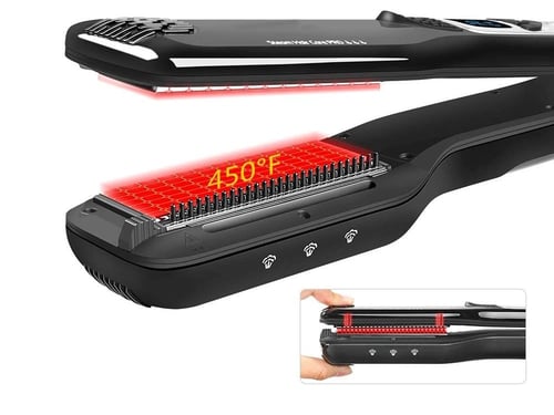 جهاز تمليس الشعر بتقنية البخار