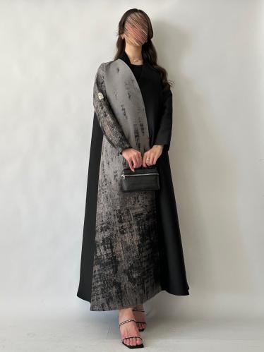 عباية تفته - اسود