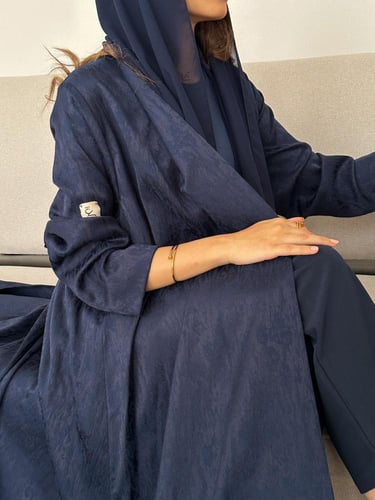 عباية تفته ناعمه - كحلي