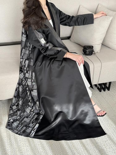 عباية تفته - اسود