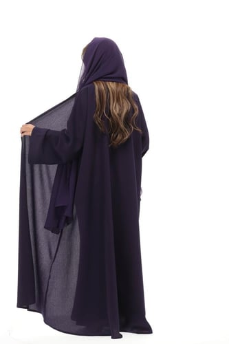عباية كريب - بنفسجي