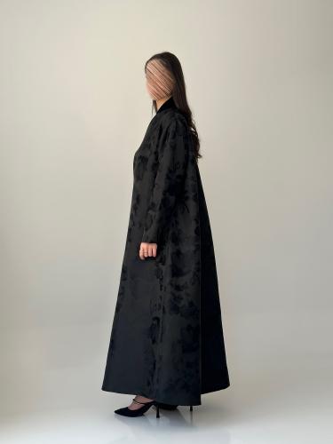 عباية تفته -اسود مشجره باسود