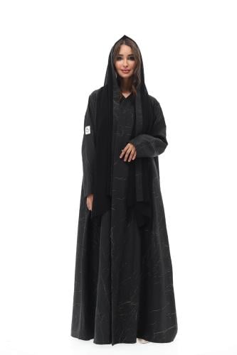 عباية تفته - اسود