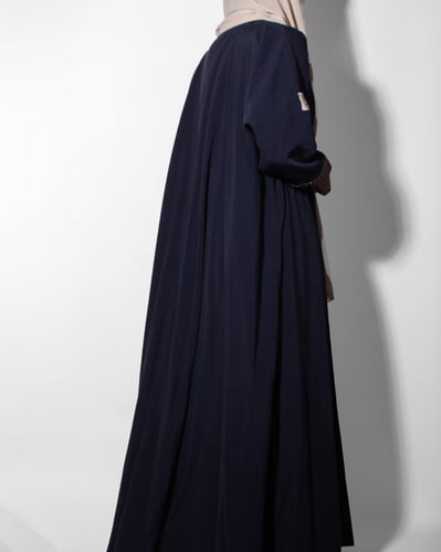 عباية حرير مغسول - موف (بنفسجي)