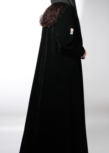 عباية قطيفه شامواه - زيتي