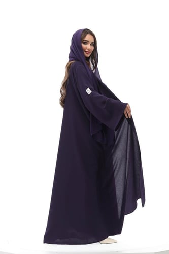 عباية كريب - بنفسجي