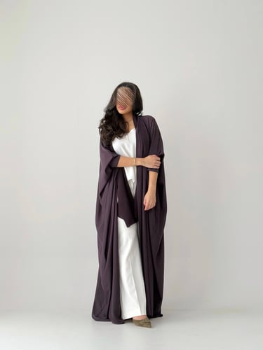 عباية كريب - بنفسجي