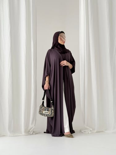 عباية كريب - بنفسجي