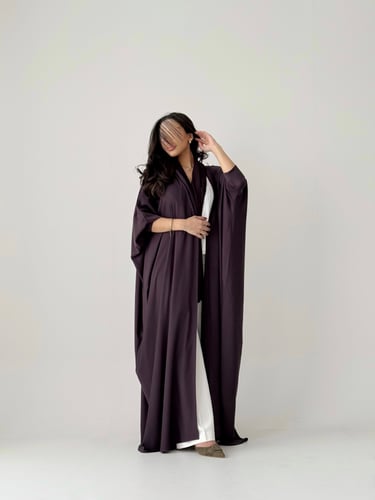 عباية كريب - بنفسجي