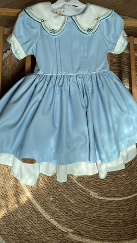 فستان آيلا ازرق