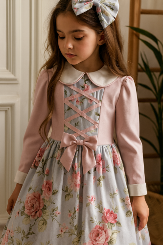 فستان اكمام طويلة