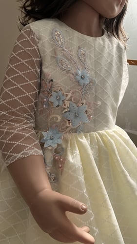 فستان مناسبات اصفر