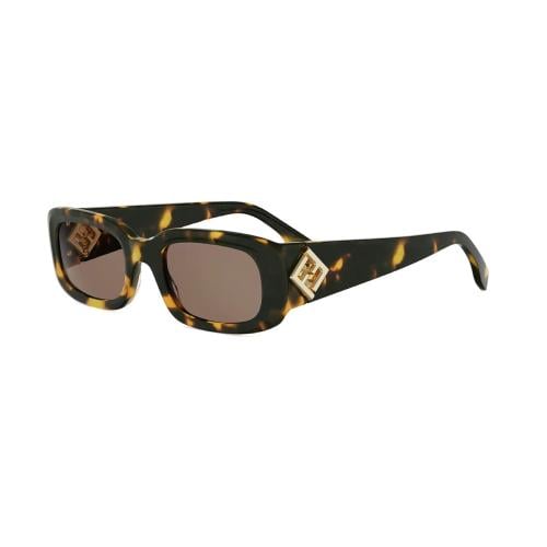 FENDI Sunglasses FF Diamonds Tortoise
