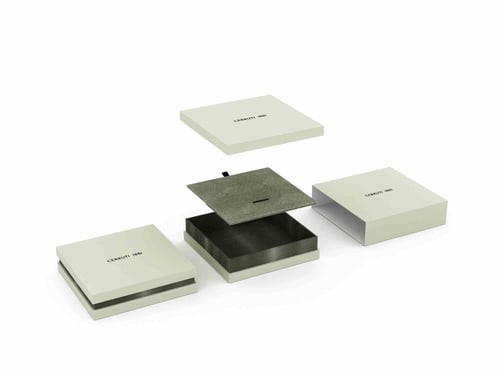 كبك شيروتي 1881 مستطيل كلاسيكي باللون الاسود من ست...