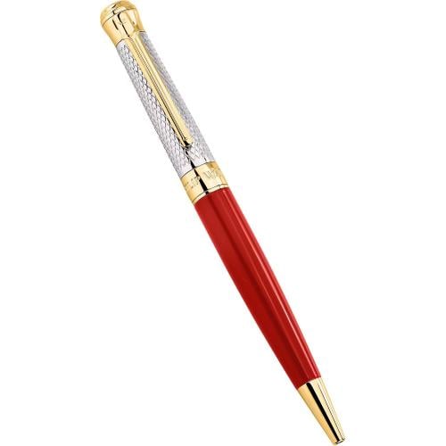 A luxury men's pen from Philip Watch red and silve...