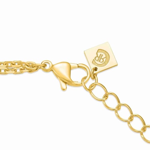 سلسال شيروتي 1881 مع قلادة متدلية بيضاء لامعة من ع...