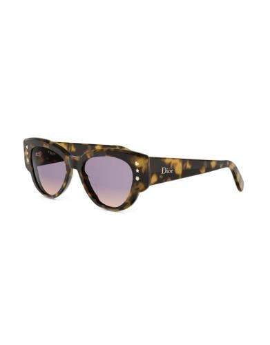 DiorLucky Charms B1I Brown Tortoiseshell-Effect Cat Eye Sunglasses