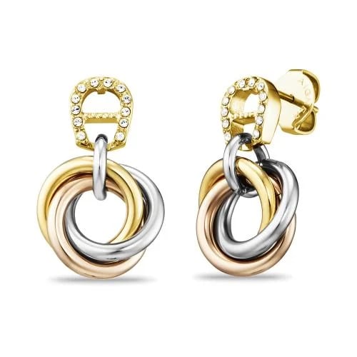 AIGNER Tri-Color Drop Earring - BELORA