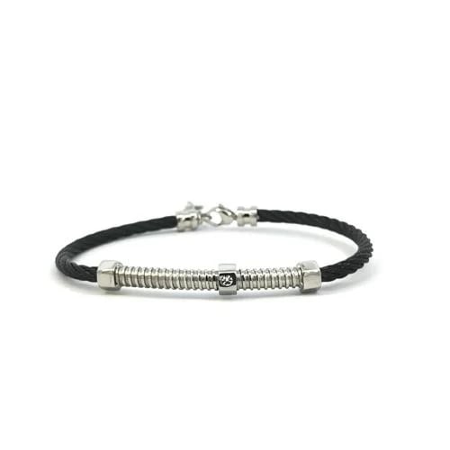 GROVE BRACELET BLACK WITH CRYSTAL