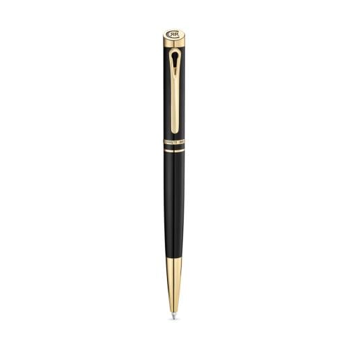 Cerruti 1881 Black & Gold Twist Ballpoint Pen - Teodoro