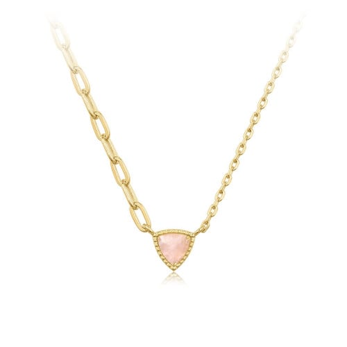 Grove necklace an elegant gold frame and adorned w...
