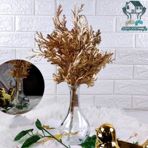 باقة شجر أنيق باللون الذهبي اللامع، بارتفاع 36 سم