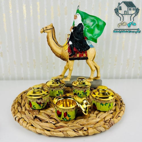 درزن 12 حبة توزيعات قدور ميني ملبسة بقماش الشالكي...