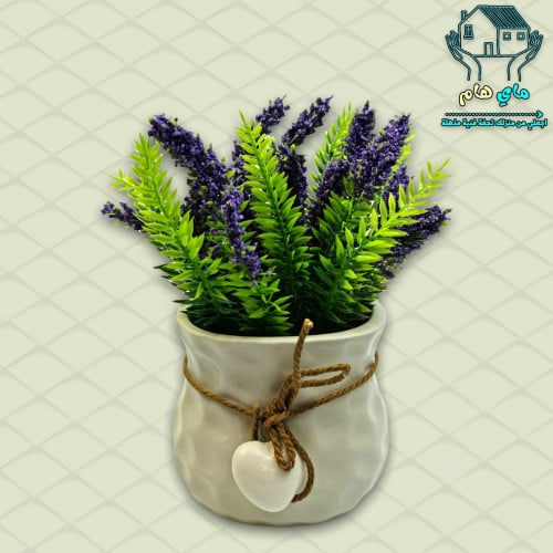 شجر صناعي جيبسوفيليا بحوض سيراميك أنيق، 6*10*16 سم