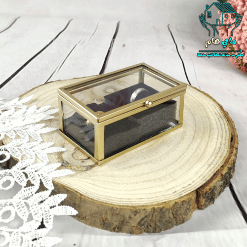 صندوق تخزين زجاج صغير جدا، متعدد الاستخدام للمجوهر...