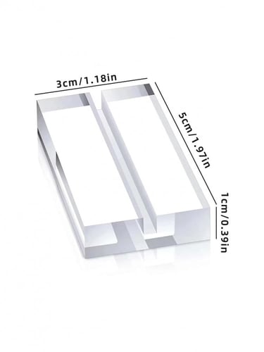 استاند و حامل كروت اكرليك مستطيل عصري و أنيق