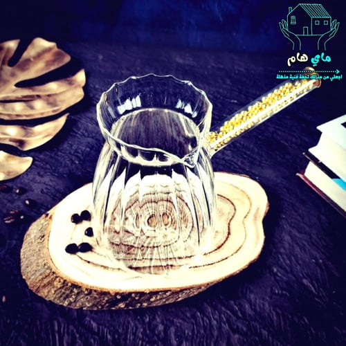 ركوة زجاج عالي البوروسيليكات شفاف - ضد الحرارة وال...