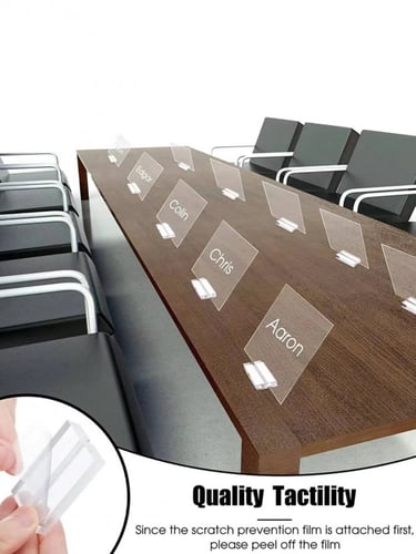 استاند و حامل كروت اكرليك مستطيل عصري و أنيق