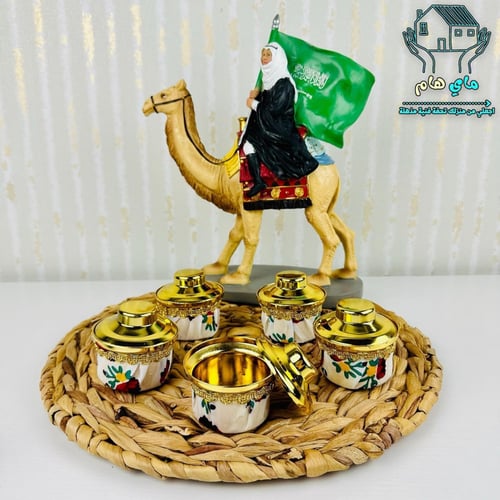 درزن 12 حبة توزيعات قدور ميني ملبسة بقماش الشالكي...